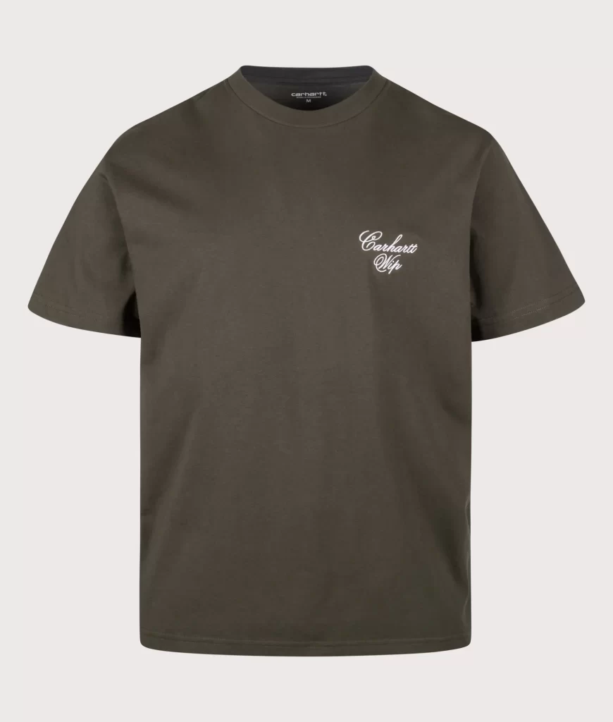 Carhartt T-Shirt Olive Green Product Photography