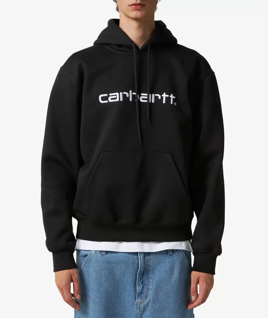 Carhartt WIP Hoodie Black Model Photography