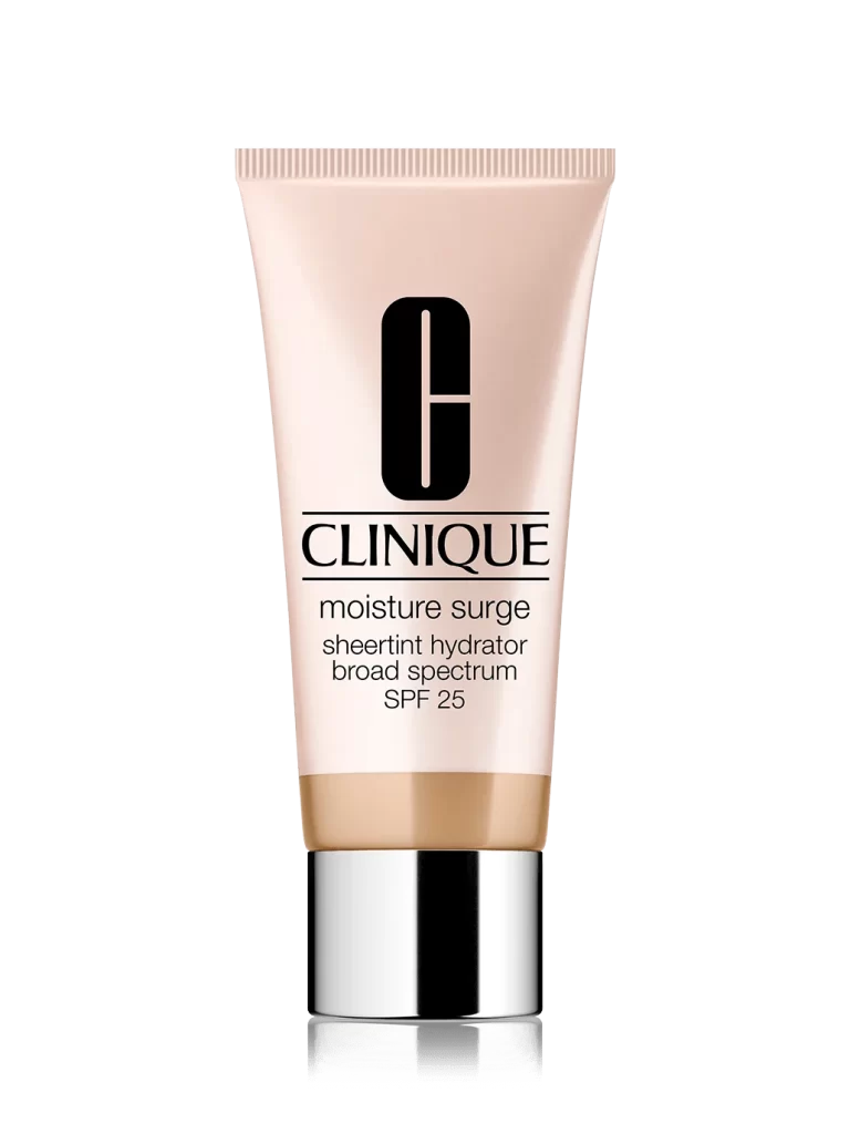 Clinique moisture surge sheer tint hydrator broad spectrum SPF 25 Packaging