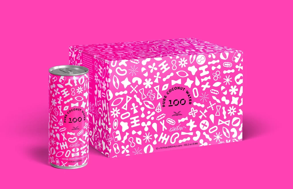 100 Pure Coconut Water Packaging