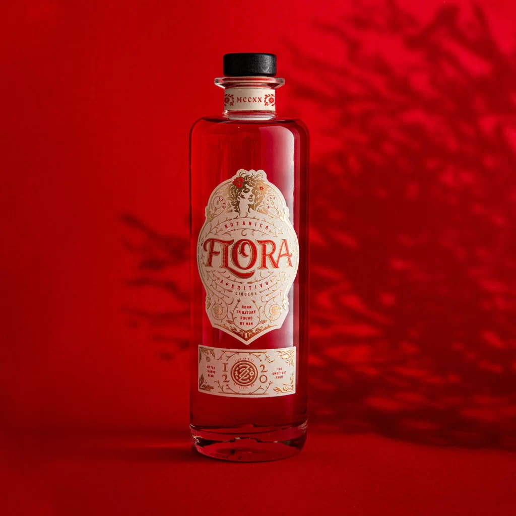 Flora Botanico Aperitivo Liqueur Packaging