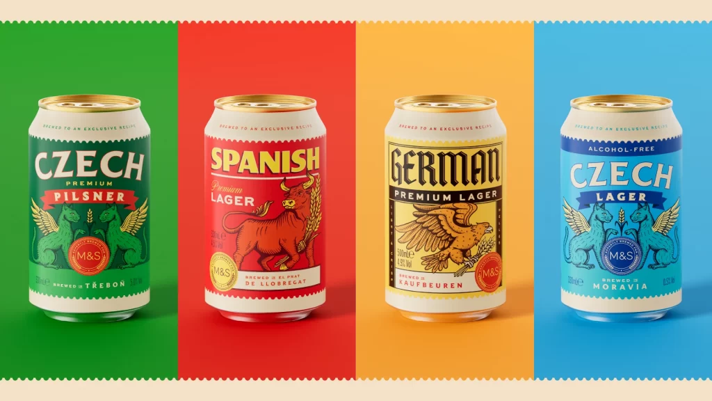M&S Beer Packaging