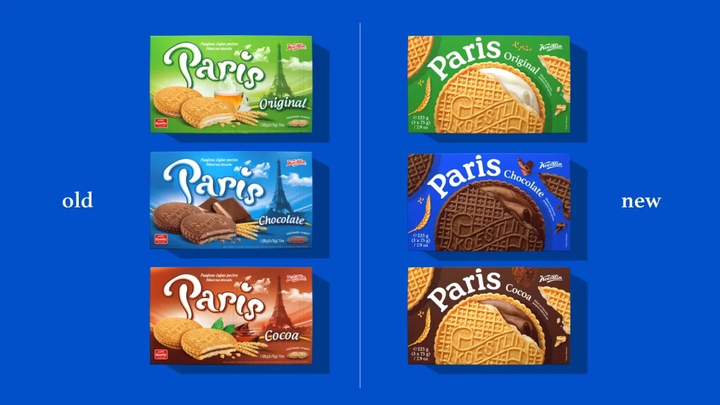 Paris Biscuits Packaging