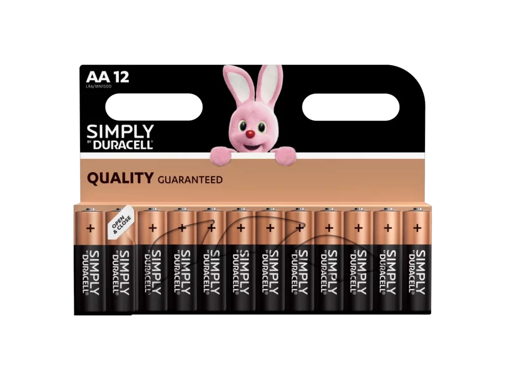 Duracell Original AA Battery Packaging