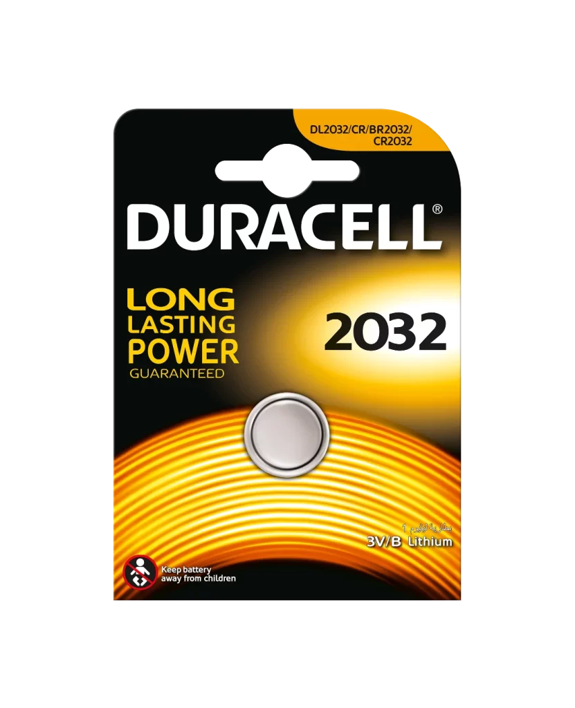 Duracell Lithium Coin CR2032 Battery Packaging