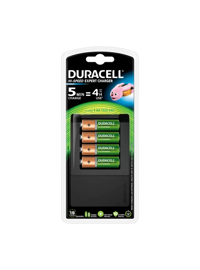 Duracell CEF15 Battery Charger Packaging