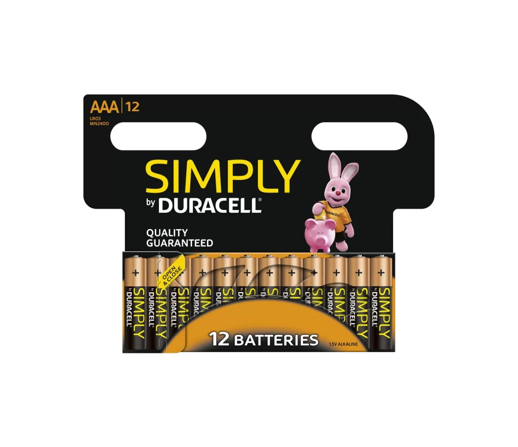 Duracell Original AAA Battery Packaging