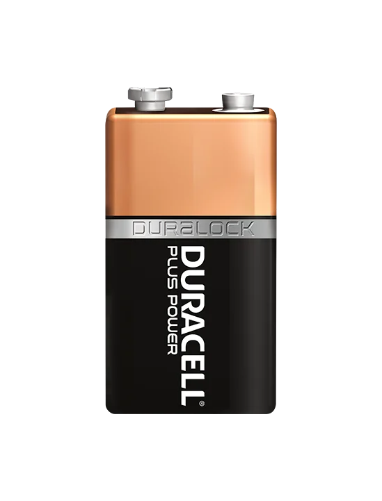 Duracell Plus Power 9V Battery Packaging