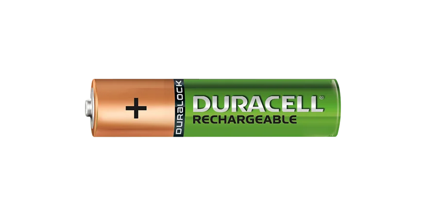 Duracell Rechargeable AA Battery Packaging