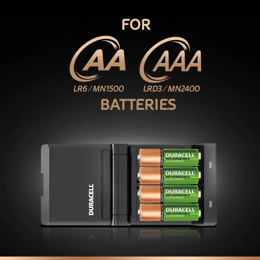 Duracell CEF27 Battery Charger Packaging