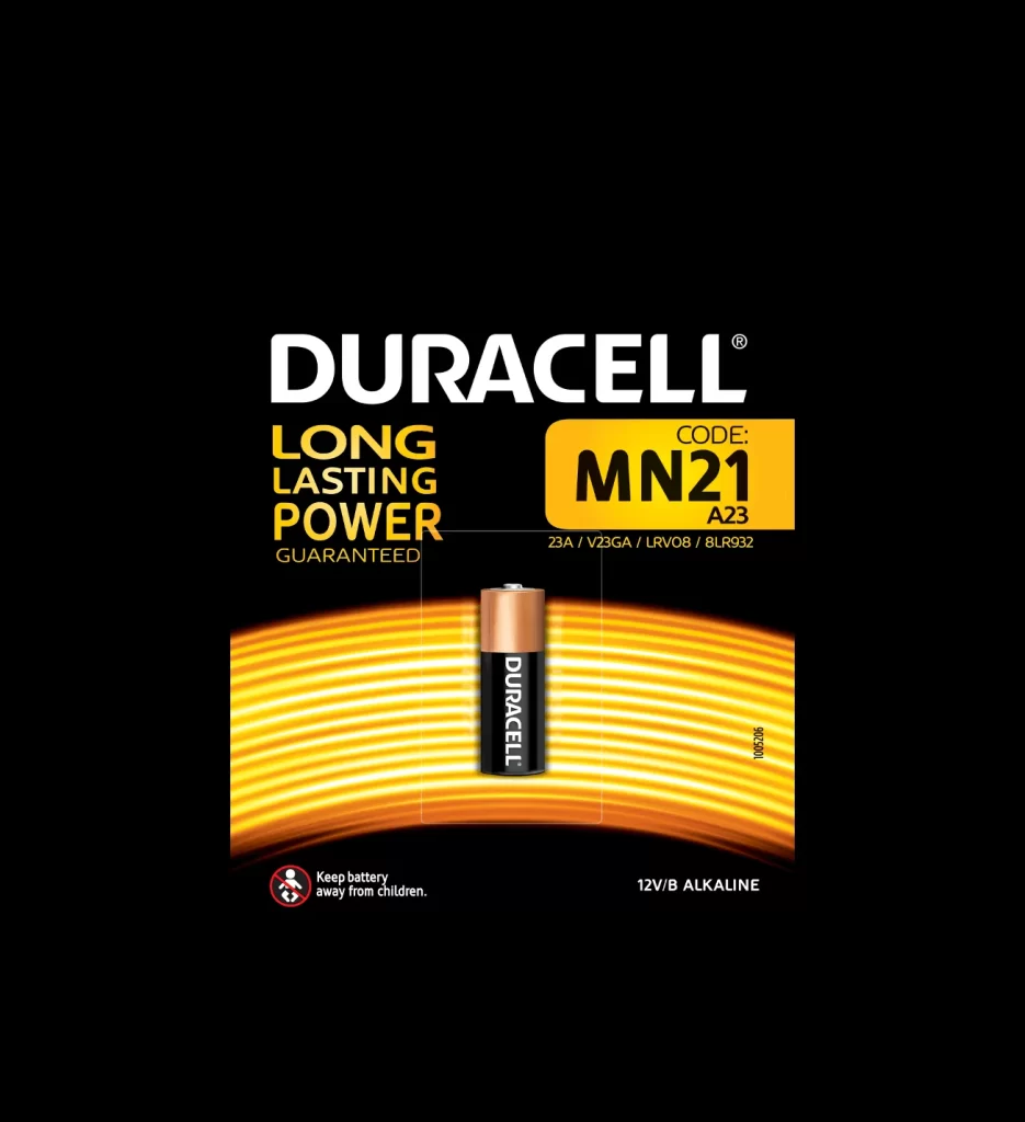 Duracell Specialty MN21 Battery Packaging