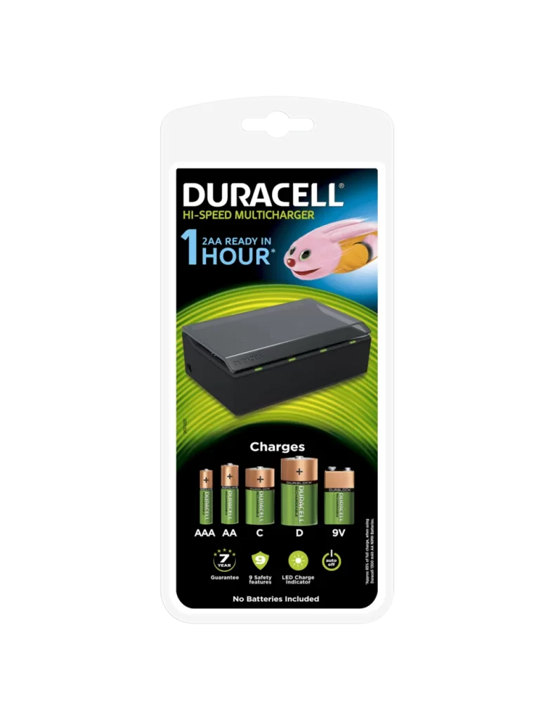 Duracell Multi Battery Charger Packaging