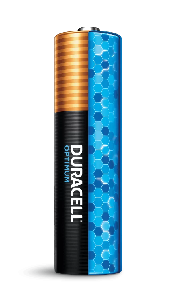 Duracell Optimum AA Battery Packaging