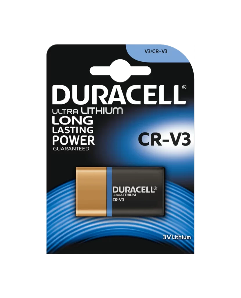Duracell Lithium CR-V3 Battery Packaging