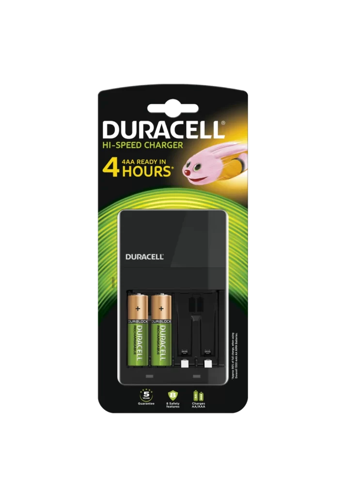 Duracell Value Battery Charger Packaging