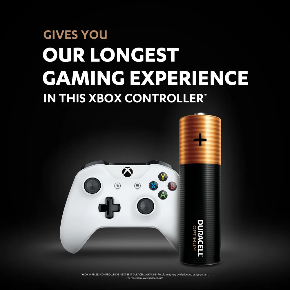 Duracell Optimum AA Battery Packaging