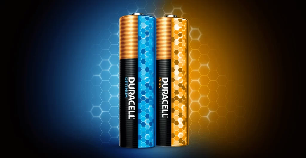 Duracell Optimum AA Battery Packaging
