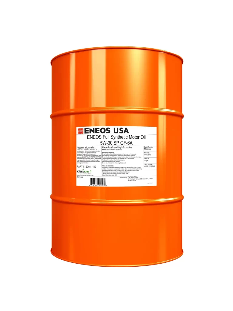ENEOS ENEOS Full Synthetic Motor Oil Packaging