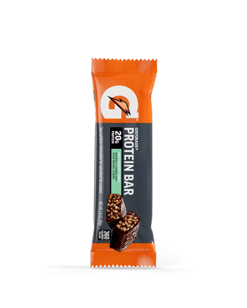 Gatorade Recover Protein Bar Mint Chocolate Crunch Packaging