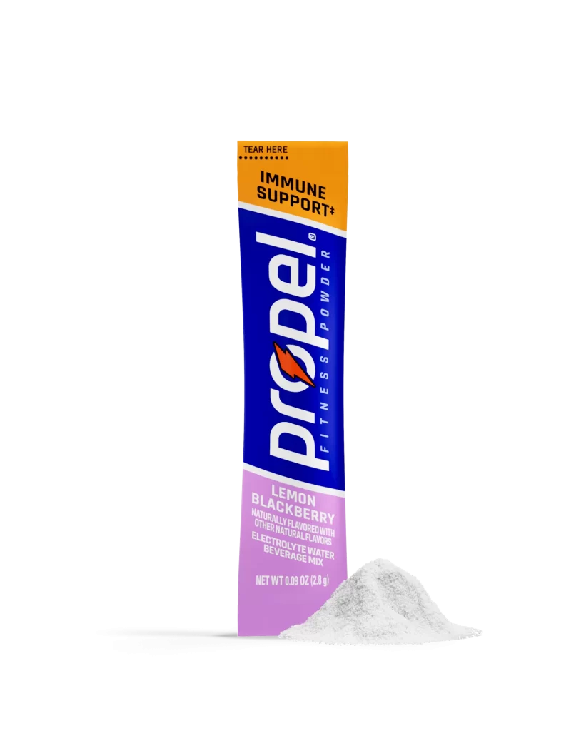 Propel Lemon Blackberry Powder Packet Packaging