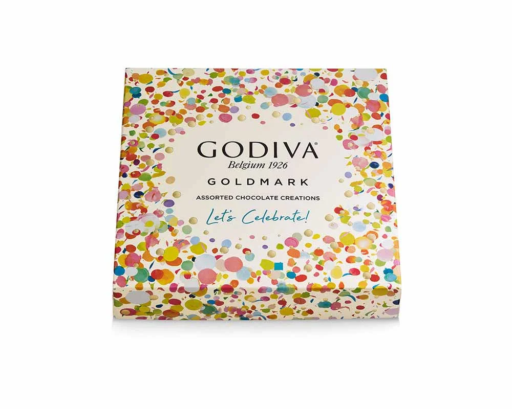 Godiva Assorted Cake Inspired Chocolates Gift Set 9 pc each Packaging