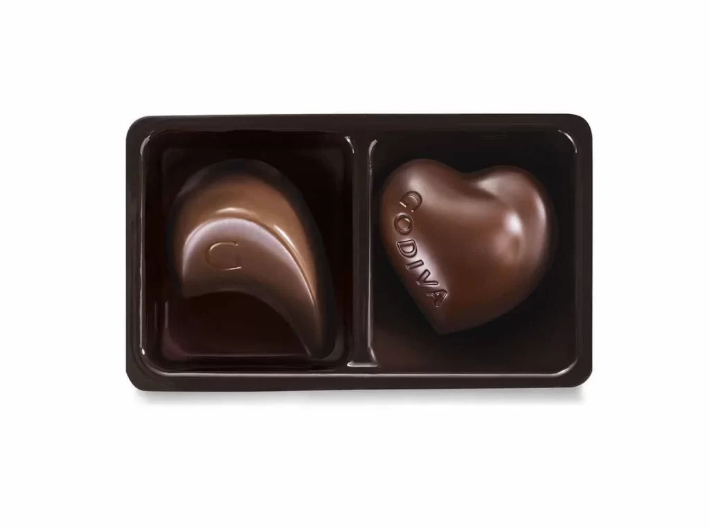 Godiva Assorted Chocolate Gold Favor 2 pc Packaging