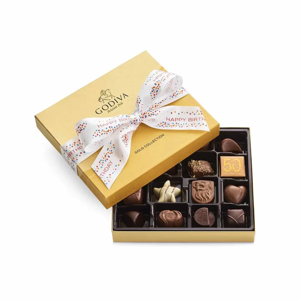 Godiva Birthday Blowout Chocolate Gift Set Packaging