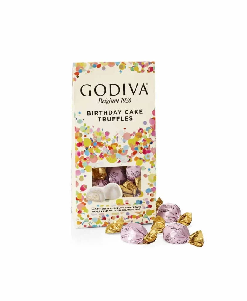 Godiva Birthday Blowout Chocolate Gift Set Packaging