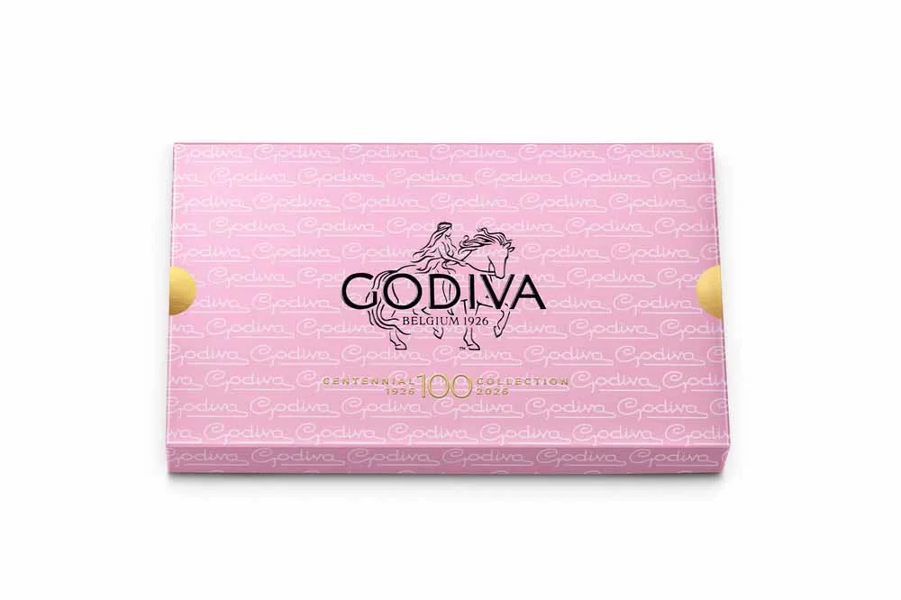 Godiva Centennial Anniversary Gift Box 10 pc Packaging