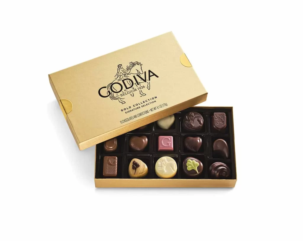 Godiva Centennial Celebration Trio Gift Set Packaging