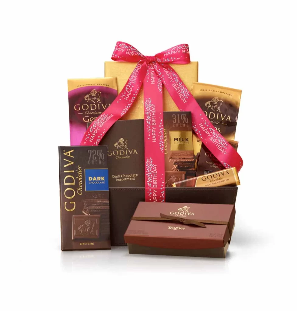 Godiva Chocolate Bliss Gift Basket Packaging