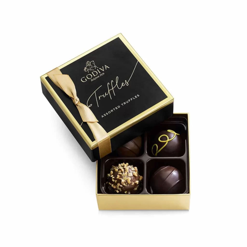 Godiva Chocolate Celebration Gift Basket Classic Ribbon Packaging