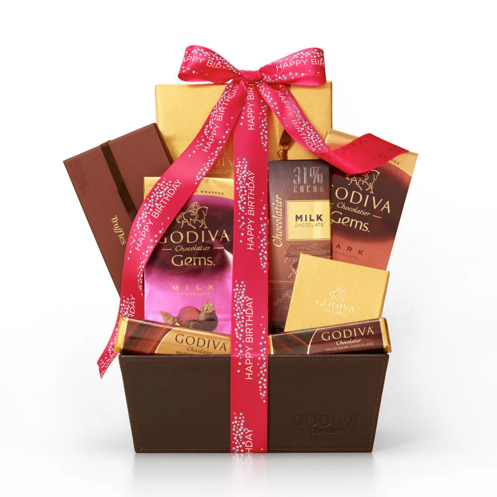 Godiva Chocolate Delights Gift Basket Packaging