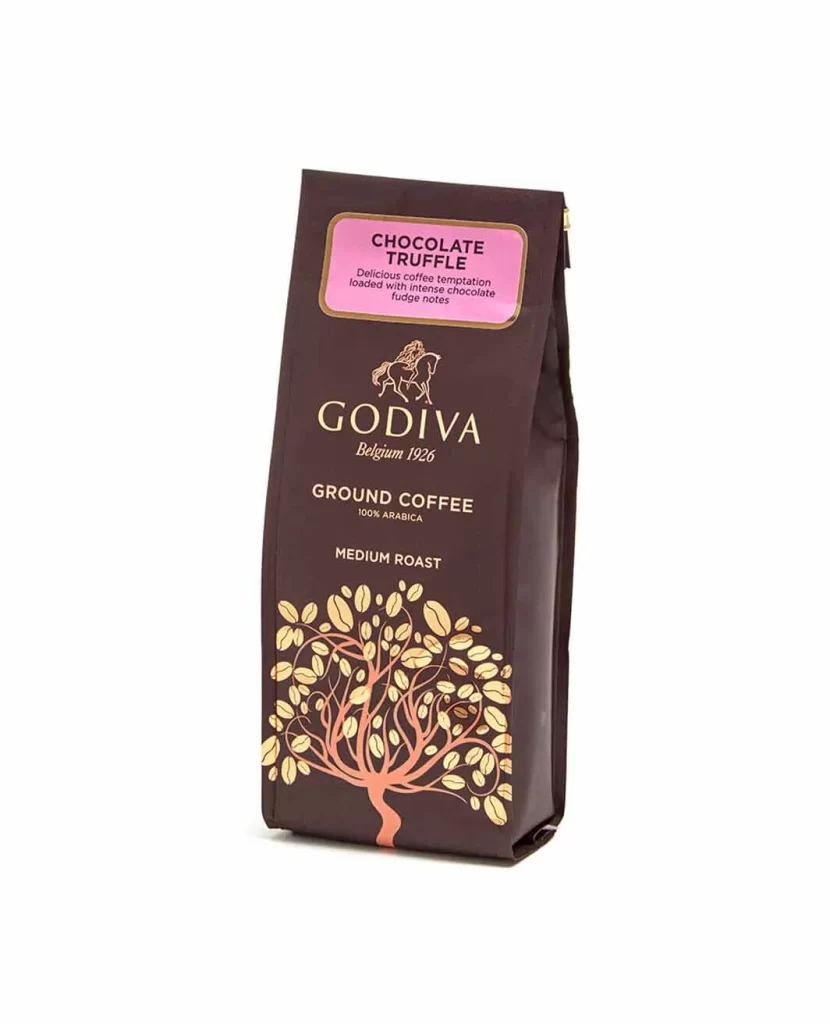 Godiva Chocolate Truffle Coffee Ground Set of 3 Packaging