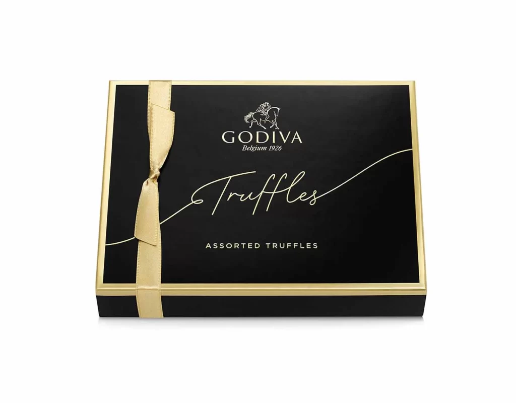 Godiva Chocolate Truffle Sampler Packaging