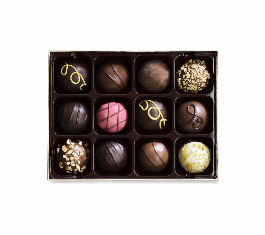 Godiva Chocolate Truffle Sampler Packaging