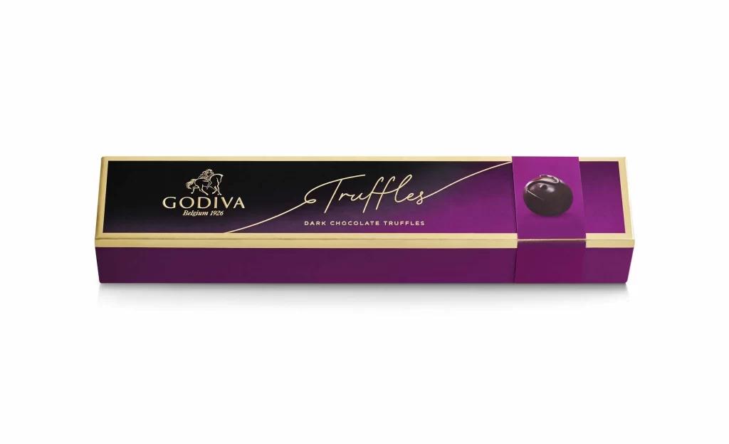 Godiva Chocolate Truffle Sampler Packaging