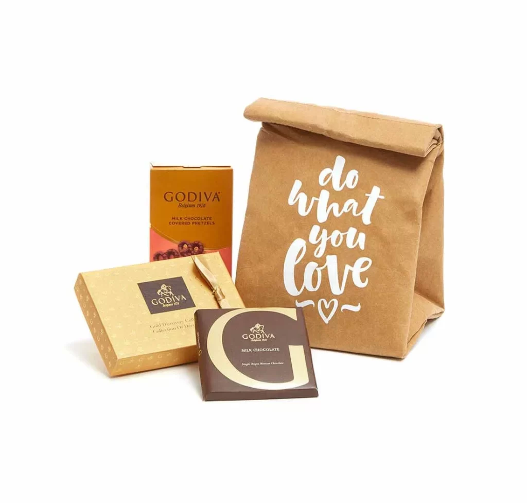 Godiva Cooler Lunch Bag Snack Set Packaging