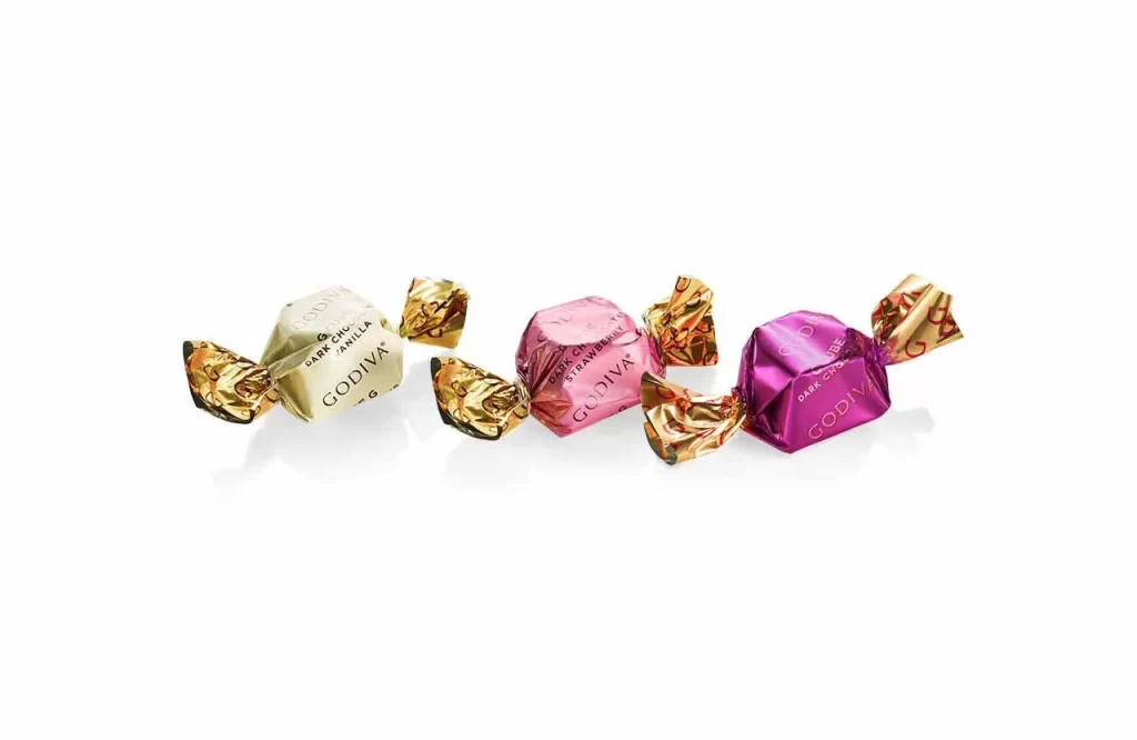 Godiva Dark Chocolate Assortment G Cube Box Set of 2 22 pc. each Packaging