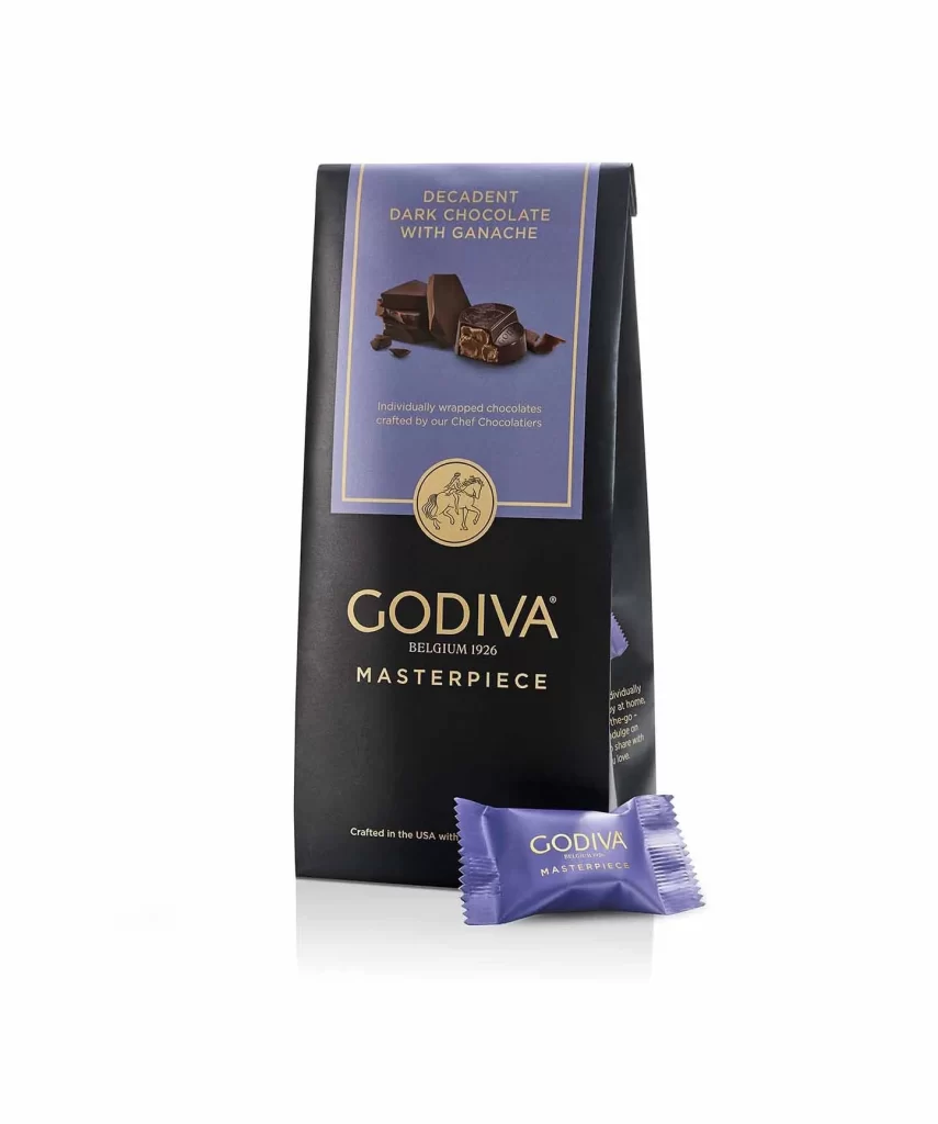 Godiva Dark Chocolate Ganache Masterpiece Bag Packaging