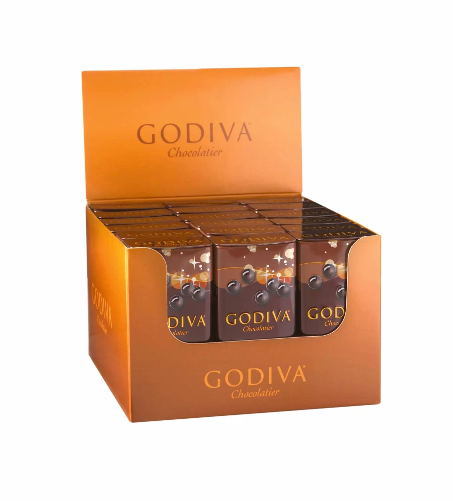 Godiva Dark Chocolate Pearls Set of 18 Packaging