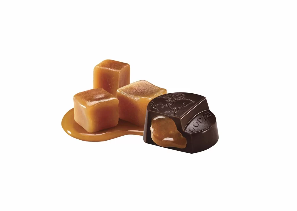 Godiva Dark Chocolate and Caramel Small Masterpiece Bag Set of 6 Packaging