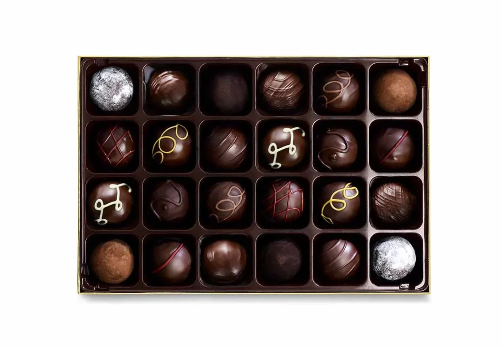Godiva Dark Chocolate Truffles 24 pc Packaging
