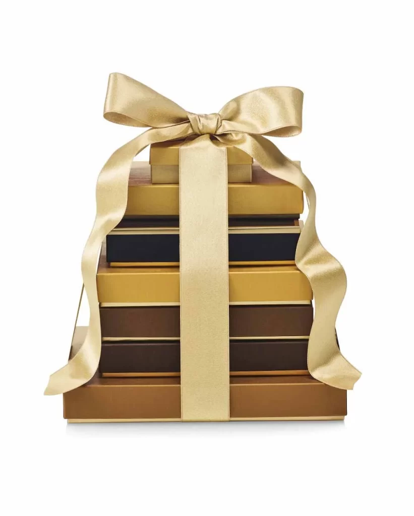 Godiva Decadent Dream Tower Classic Ribbon Packaging