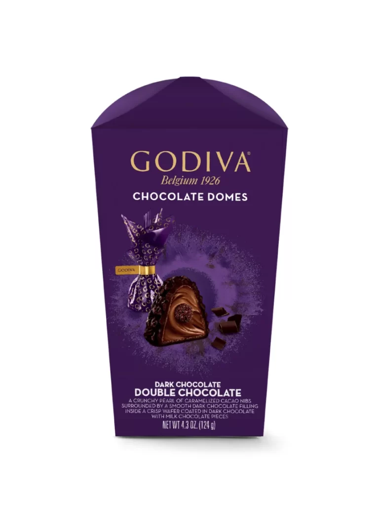 Godiva Double Dark Chocolate Domes Set of 6 Packaging