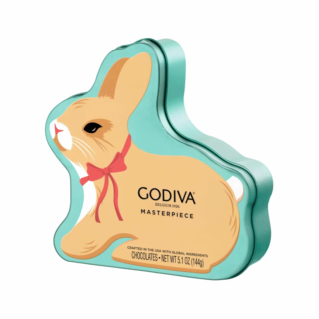 Godiva Easter Basket Chocolate Gift Set Packaging