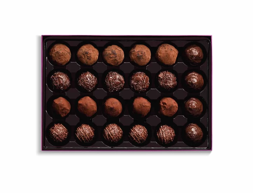 Godiva Dark Chocolate Truffles Gift Box 24 pc Packaging