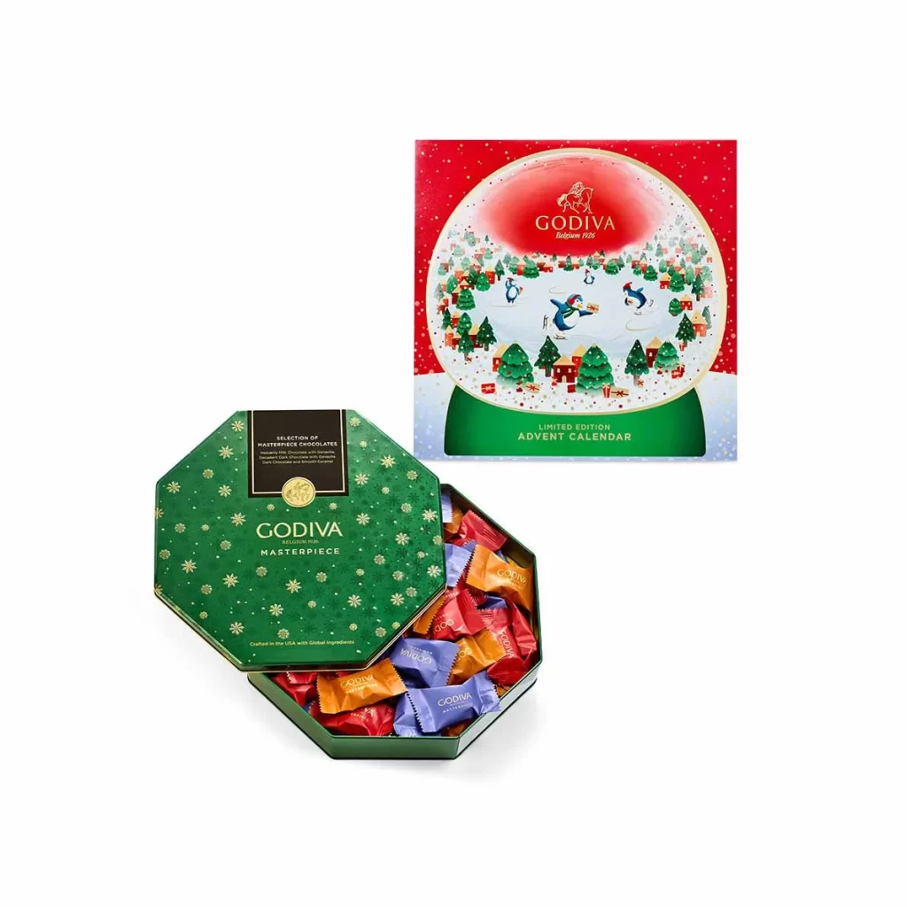Godiva Festive Countdown Gift Set Packaging