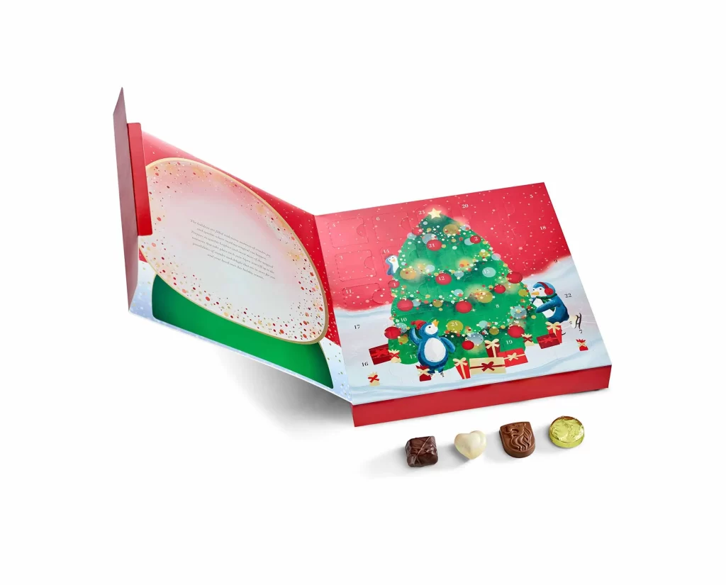 Godiva Festive Countdown Gift Set Packaging