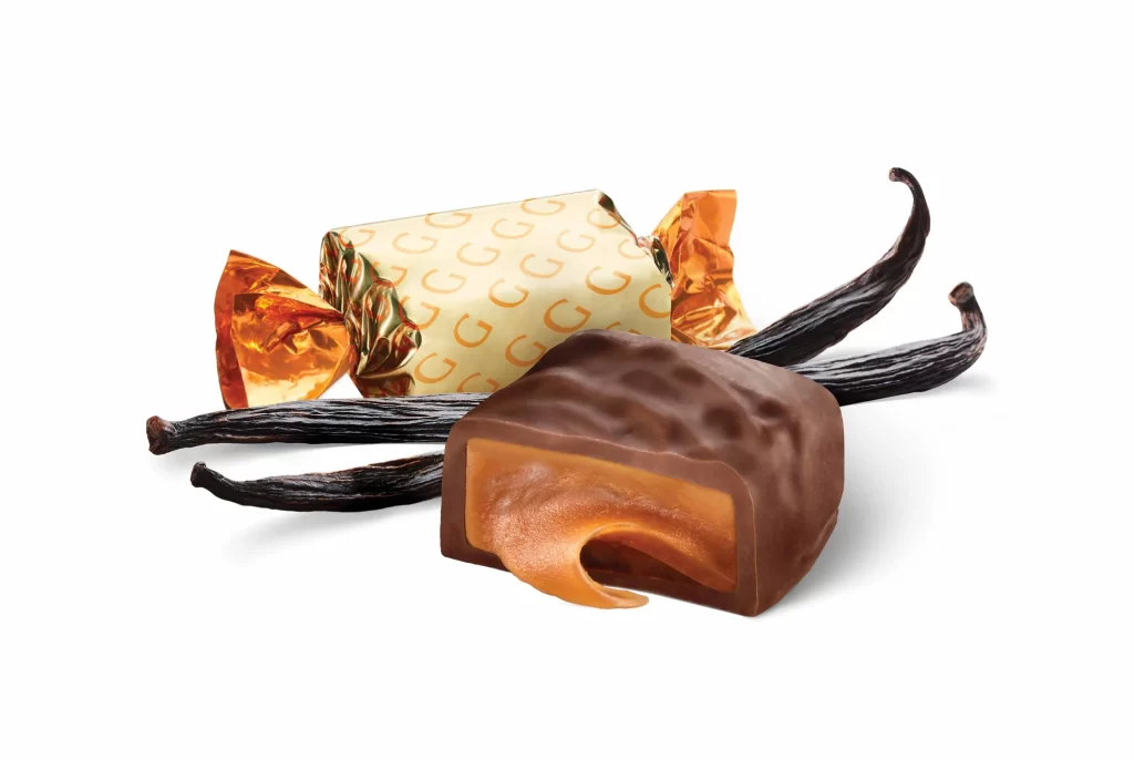 Godiva Caramels Milk Chocolate Set of 6 Packaging
